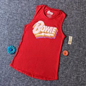 Bowie | Retro 70s Style Graphic Muscle Tee